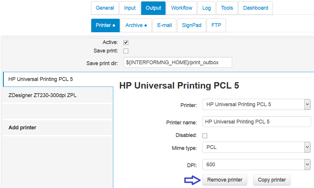 InterFormNG_Printers_Delete_002